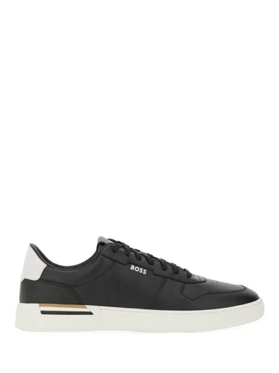 HUGO BOSS BOSS LEATHER SNEAKER