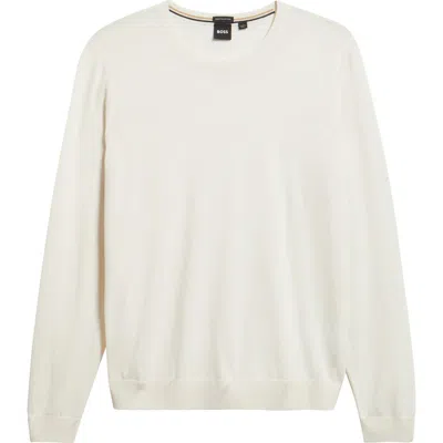 HUGO BOSS BOSS LENO SLIM FIT WOOL CREWNECK SWEATER