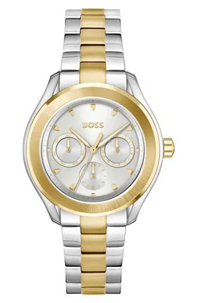 Hugo Boss Boss Lida Chronograph Bracelet Watch, 38mm In Gold