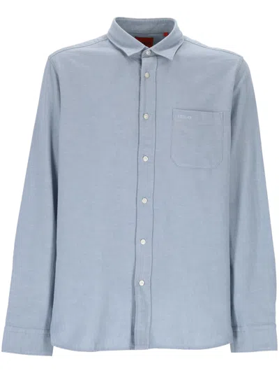 Hugo Boss Boss Light Blue Cotton Shirt