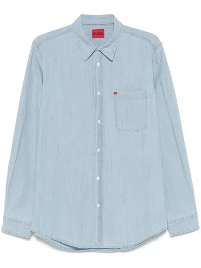 Hugo Boss Boss Light Blue Oversize Shirt