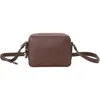 Hugo Boss Boss Liriel Faux Leather Crossbody Bag In Brown