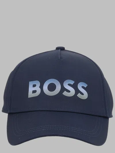 Hugo Boss Boss Logo Baseball Cap In Blue