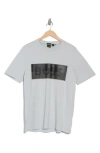 Hugo Boss Boss Logo Graphic T-shirt In Gray