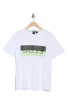Hugo Boss Boss Logo Graphic T-shirt In White