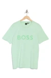 Hugo Boss Boss Logo Graphic T-shirt In Green