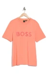 Hugo Boss Boss Logo Graphic T-shirt In Pink