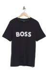 Hugo Boss Boss Logo Graphic T-shirt In Black