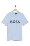 Hugo Boss Boss Logo Graphic T-shirt In Blue