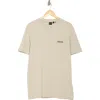 Hugo Boss Boss Logo Graphic T-shirt In Light Biege