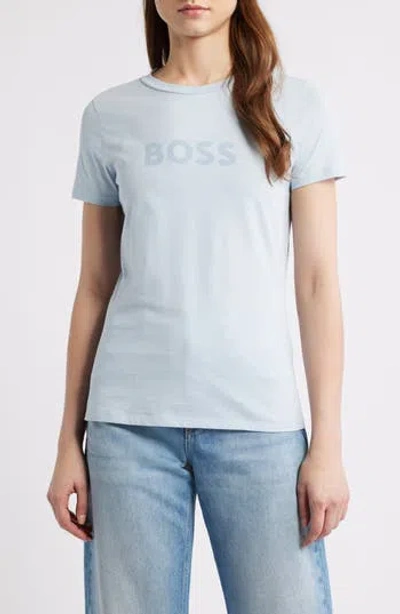 Hugo Boss Boss Logo Graphic T-shirt In Blue
