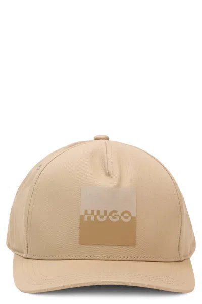 Hugo Boss Boss Logo Patch Baseball Cap In Neutral