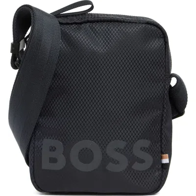 Hugo Boss Boss Logo Ripstop Recycled Polyester Crossbody Bag