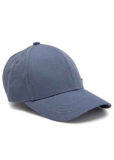 Hugo Boss Boss Logo Twill Cap In Blue