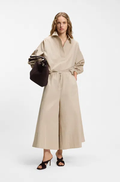 Hugo Boss Boss Long Sleeve Shirt Batefa 10277657 01 In Beige (978)