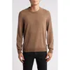 Hugo Boss Boss Lope Crewneck Sweater In Open Beige