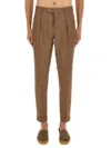 Hugo Boss Boss Trousers In Brown