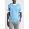 Hugo Boss Boss Lux Stretch Cotton Graphic T-shirt In Blue