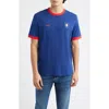 Hugo Boss Boss Lux Stretch Cotton Graphic T-shirt In Blue
