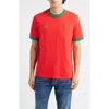 Hugo Boss Soccer Country Pack Graphic T-shirt In England In Red