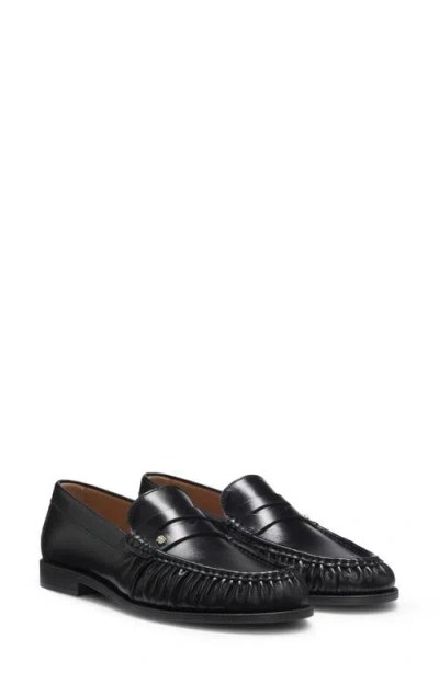 Hugo Boss Boss Lycia Penny Loafer In Black