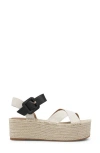 Hugo Boss Boss Machica Espadrille Ankle Strap Platform Wedge Sandal
