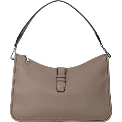 Hugo Boss Boss Maddie Shoulder Bag In Brown