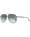 Hugo Boss Men's Pilot Sunglasses B1447s 0031i Matte Black 61mm