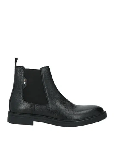 Hugo Boss Boss Man Ankle Boots Black Size 10 Leather
