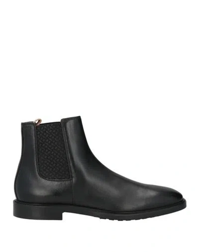 Hugo Boss Boss Man Ankle Boots Black Size 7 Leather