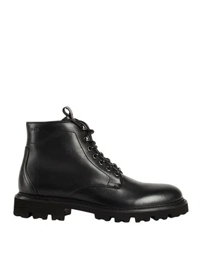 Hugo Boss Boss Man Ankle Boots Black Size 8 Leather