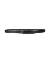 Hugo Boss Boss Man Belt Black Size 43.5 Cow Leather In Black