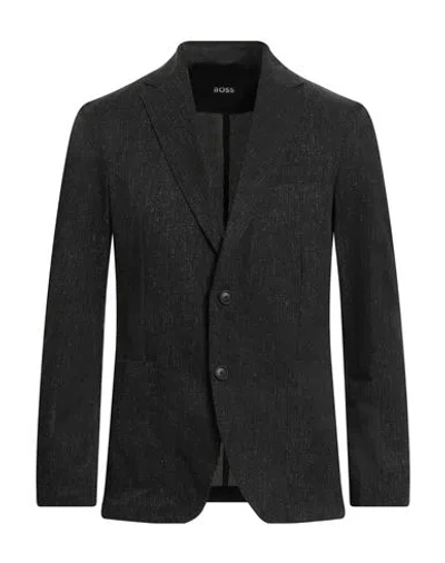 Hugo Boss Boss Man Blazer Black Size 44 Polyester