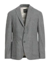 Hugo Boss Boss Man Blazer Grey Size 44 Wool, Polyester, Viscose, Polyamide, Elastane In Gray