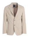 Hugo Boss Boss Man Blazer Beige Size 40 Cotton, Polyester, Elastane In Beige