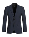 Hugo Boss Boss Man Blazer Navy Size 38 Virgin Wool, Elastane In Navy Blue