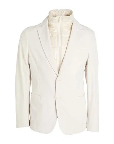Hugo Boss Boss Man Blazer Off White Size 40 Polyester