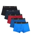 Hugo Boss Boss Man Boxer Blue Size Xxl Cotton, Elastane In Blue