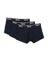 Shop Hugo Boss Boss Man Boxer Navy Blue Size S Cotton, Elastane