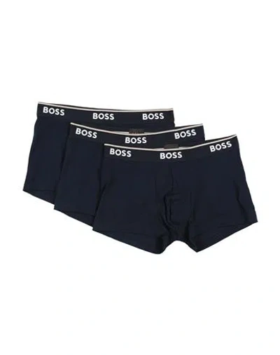 Hugo Boss Boss Man Boxer Navy Blue Size S Cotton, Elastane