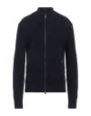 Hugo Boss Boss Man Cardigan Navy Blue Size S Cotton, Virgin Wool