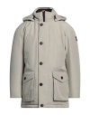 Hugo Boss Boss Man Coat Sage Green Size 44 Polyester, Polyamide, Elastane In Sage Green