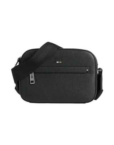 Hugo Boss Boss Man Cross-body Bag Black Size - Recycled Polyurethane, Polyester In White
