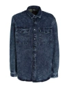 Hugo Boss Boss Man Denim Shirt Blue Size S Cotton, Recycled Cotton In Blue