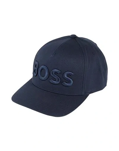 Hugo Boss Boss Man Hat Navy Size Onesize Cotton