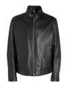 Hugo Boss Boss Leather Jacket In Black