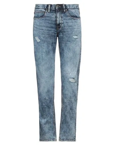 Hugo Boss Boss Man Jeans Blue Size 30w-30l Cotton, Elastane