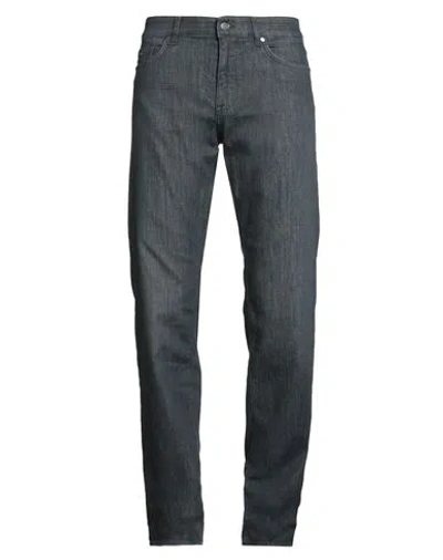Hugo Boss Boss Man Jeans Blue Size 33w-34l Cotton, Recycled Polyester, Lyocell, Elastane