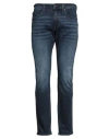 Hugo Boss Boss Man Jeans Blue Size 34w-32l Cotton, Elastane In Blue