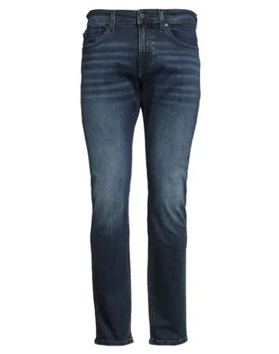 Hugo Boss Boss Man Jeans Blue Size 34w-32l Cotton, Elastane